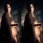 Pregnant Ashley Graham poses nude ahead of baby’s birth: 'Ho